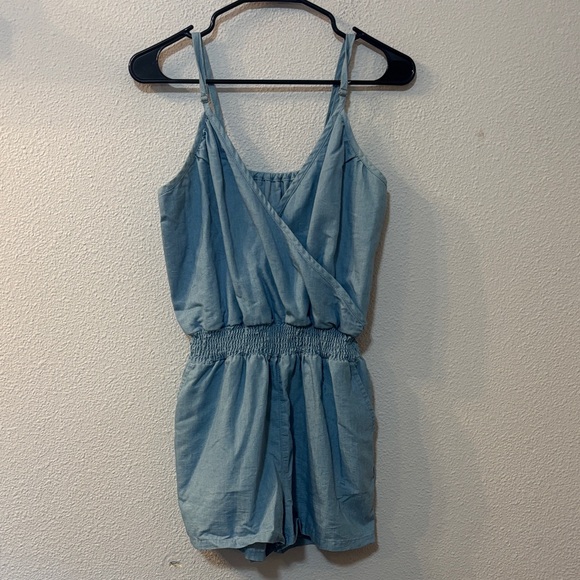 Elite Jeans Blue One Piece Romper - Picture 1 of 6